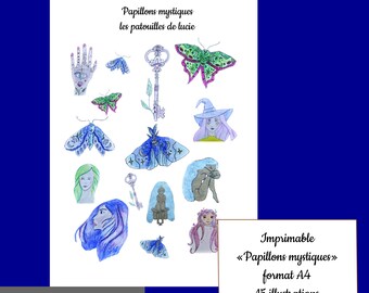 Illustrations - Papillons Mystiques