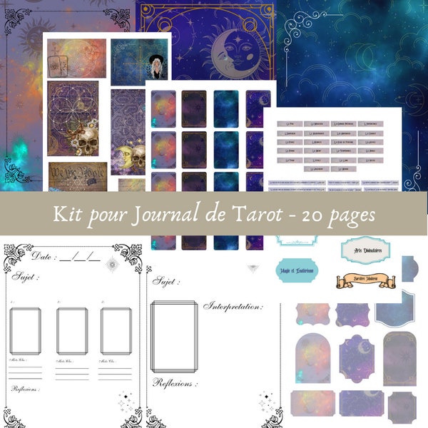 Kit pour Journal de Tarot