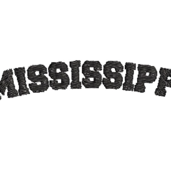 Mississippi Embroidery Digital Pes File listing for Digitizing Service, Image Digitizing Embroidery.