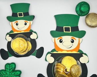 Soporte para dulces con forma de olla de oro de duende: recuerdo para la fiesta del Día de San Patricio