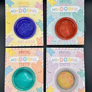 Kits de moldes de Páscoa, Play Doh de Páscoa, presentes para sala de aula, sacos de guloseimas Doh, enchimento de cesta de Páscoa, sem doces, VENDIDO EM CONJUNTOS