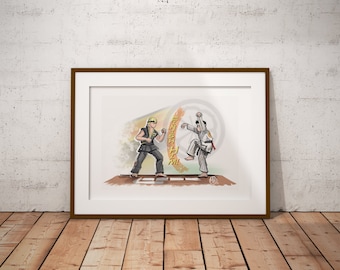 KARATE KID  I  Collectible Art Print  I  Movie Poster  I  Cobra Kai  I  MH-illustrates