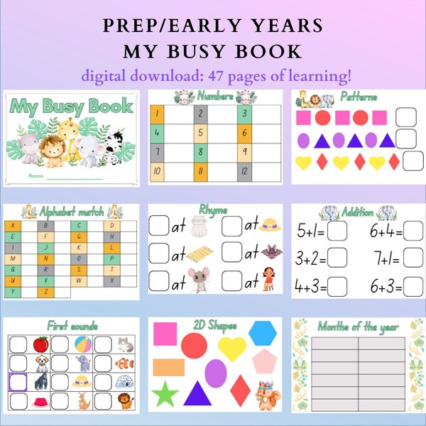 Early years busy book