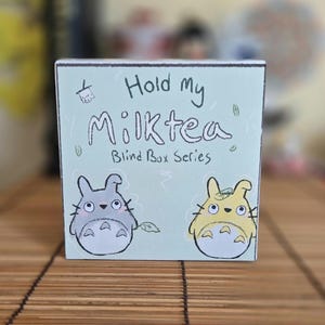 Hold My Milk Tea Blind Box Serie Chibi Wald Birb Schlüsselanhänger || Handmade Weeb Geschenk