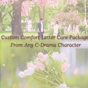 C-Drama Custom Comfort Letter Care Package From Any Chinese Drama Character | cdrama lover gift Chinese Drama