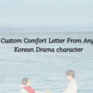 K-Drama Custom Comfort Letter Care Paket von jedem koreanischen Drama Charakter | kdrama Liebhaber Geschenk koreanisches Drama