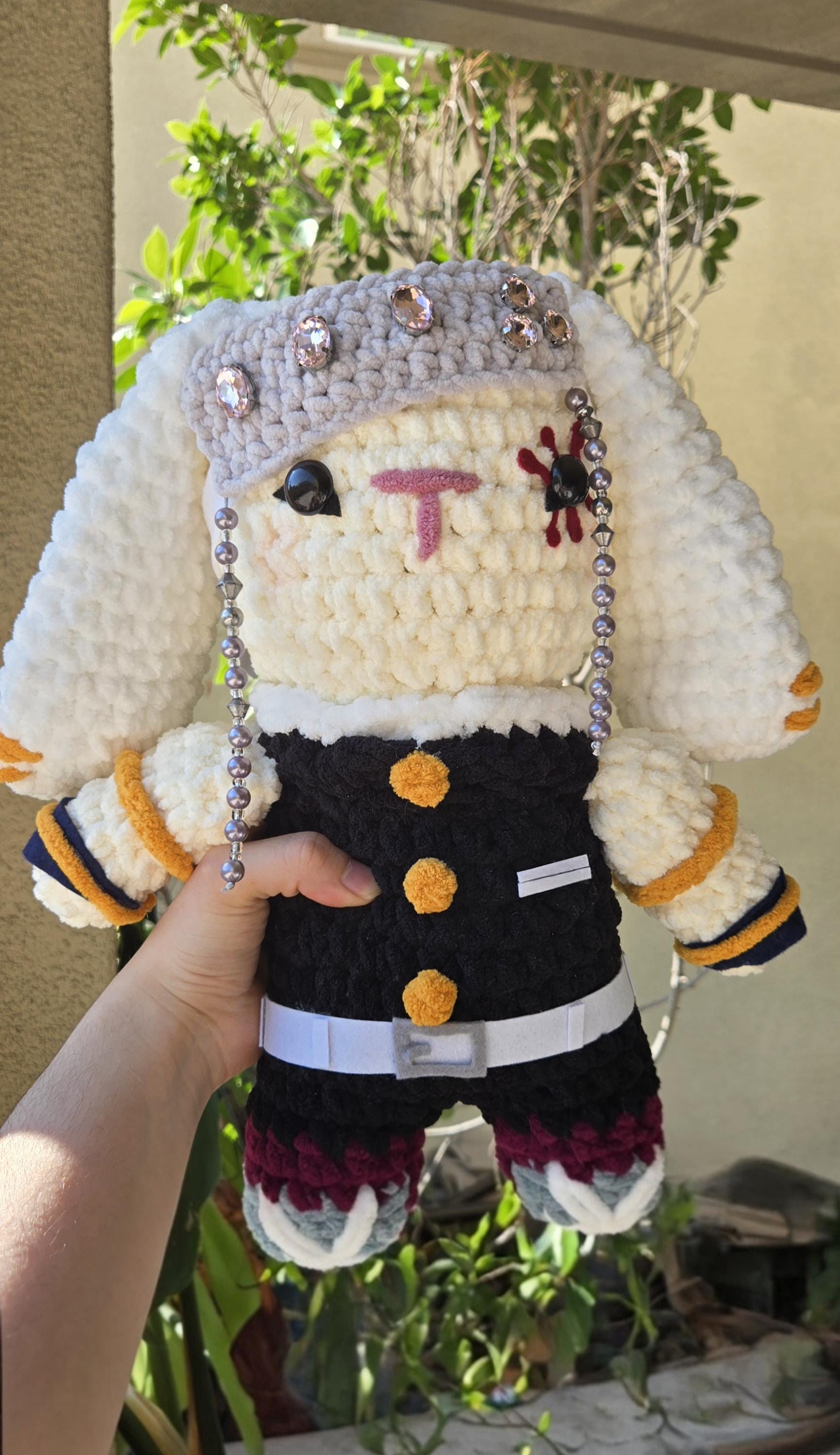 Peluche Demon Slayer Tengen Uzui Grande Taille - Occasion - Pour Fans De L'anime