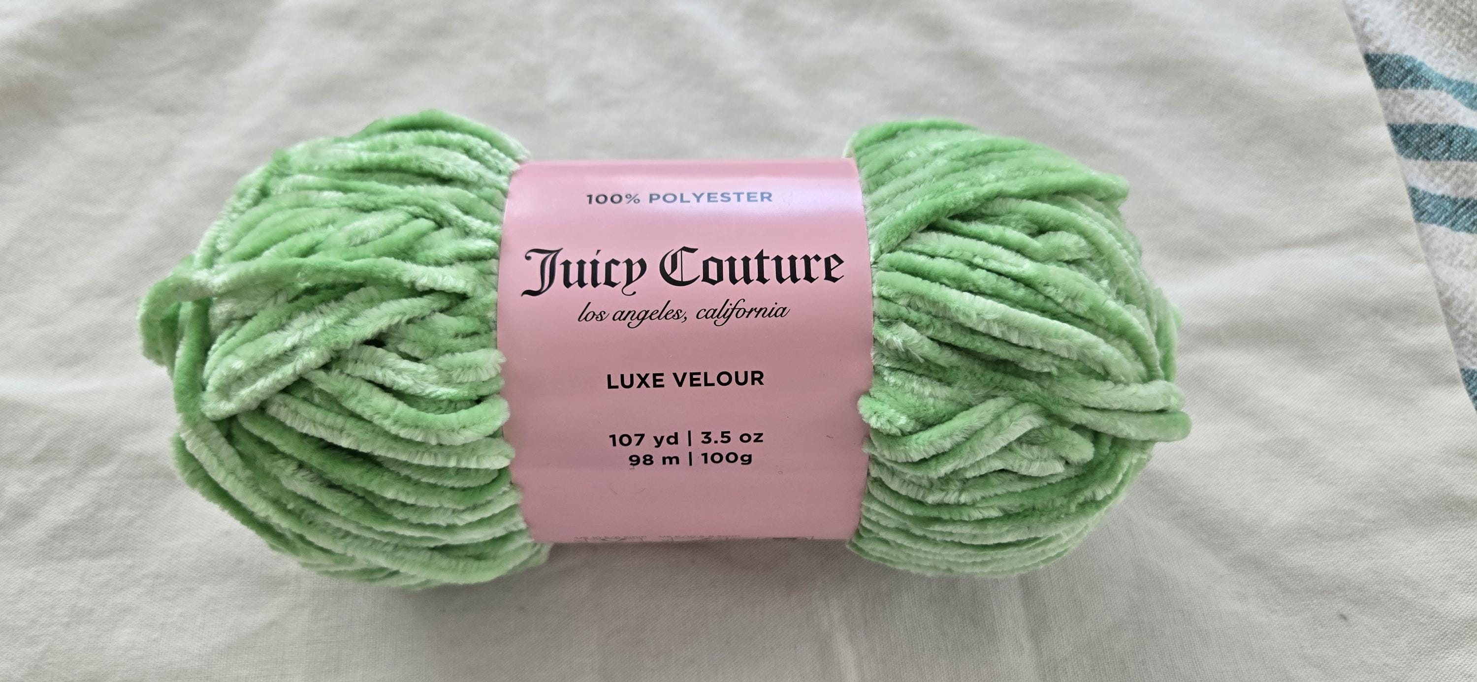 Juicy Couture Luxe Velour Yarn - Multiple Colors || Discontinued