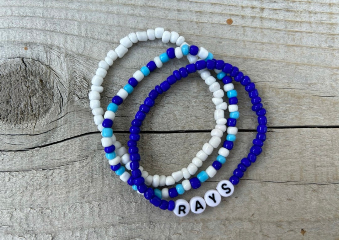 Tampa Bay Rays Bracelet | Baseball Bracelet | Rays Baseball | Sports ...