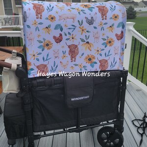 Custom Order Wonderfold/Joymor/Rainbow Baby Canopy and/or Seat Covers image 2