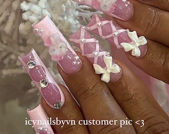 COQUETTE BALLERINA / luxury press ons
