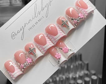 DUCK CROC TIPS / press on nails duckies