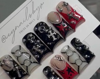 DUCK EDGY / press on nails duck