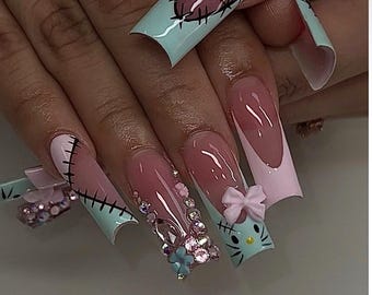FRANKIE KITTY / luxury press on nails
