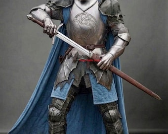 Targaryen Medieval Handmade Cosplay Cuirass | Dark Demon Targaryen Armor | Fully Functional Costume