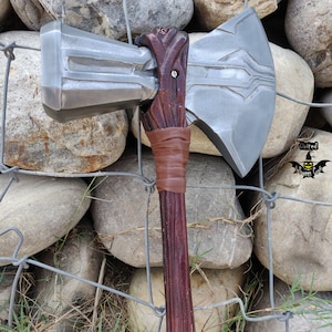 Antique Avenger Thor Ax - Gray & Brown Thor Hammer - Replica Avenger Thor Axe