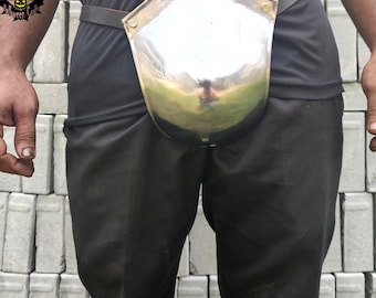 Medieval Larp Groin Buhurt Fighter Safety Armor - Cosplay Groin Buhurt Fighter Crotch L Guard Armor