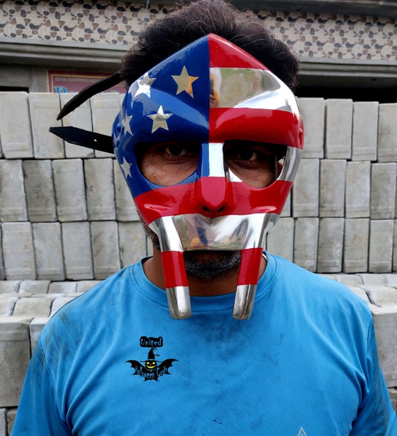 US MF Doom Face Armor| Mad/villain MF Doom Face Mask | Fully