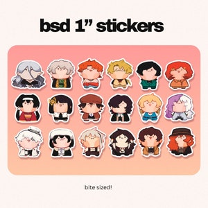 1&quot; Minature Bungou Stray Dogs Stickers