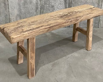 RECYCLED TIMBER BENCH