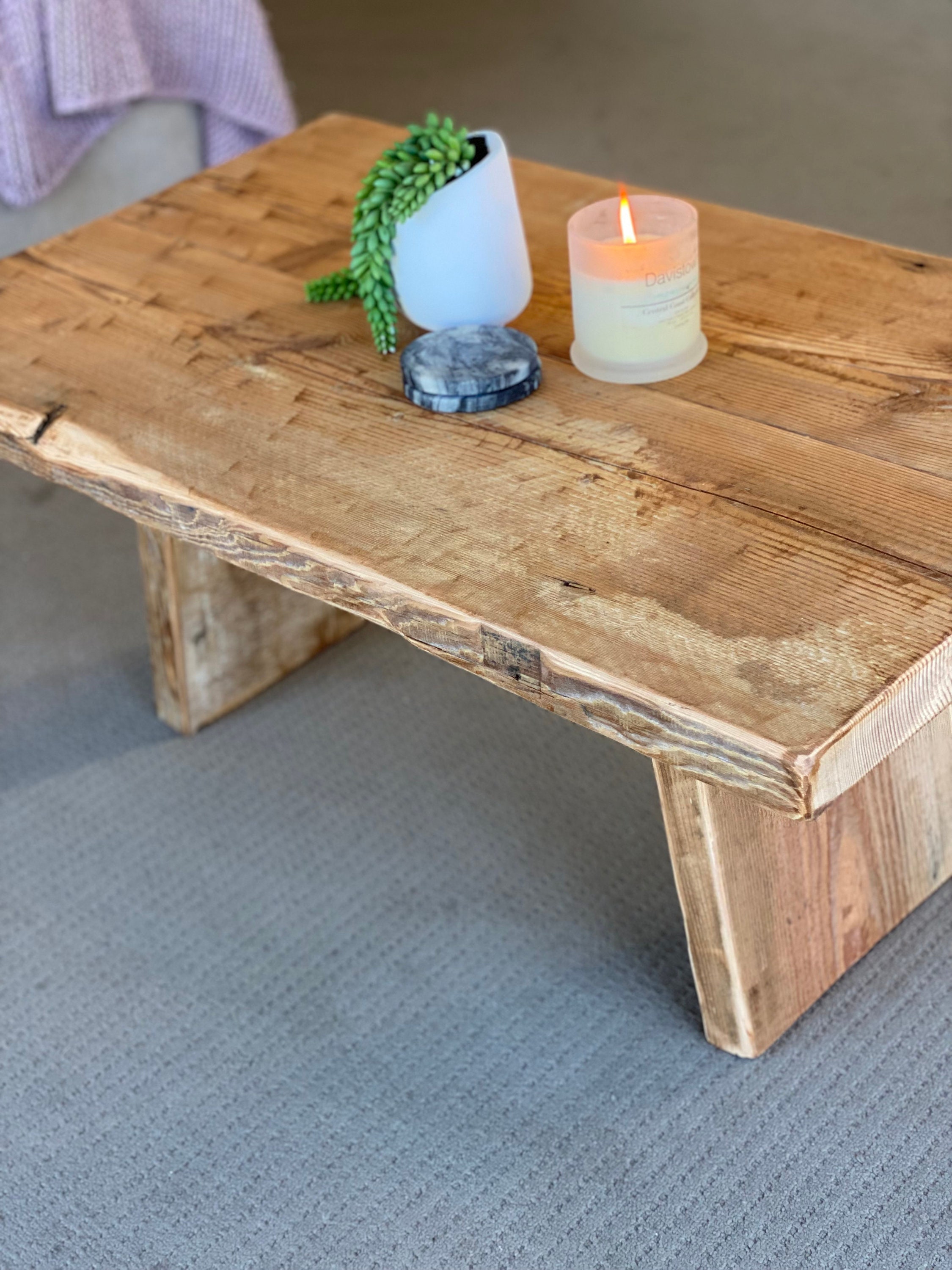 RUSTIC COFFEE TABLE Etsy Australia