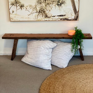 RUSTIC IRONBARK BENCH