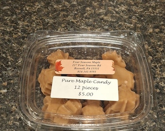 100% Pure Maple Candy 12pc.