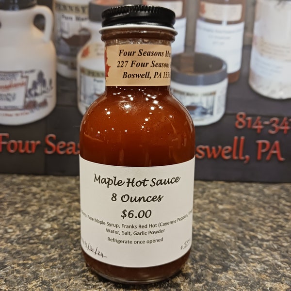 8oz Maple Hot Sauce