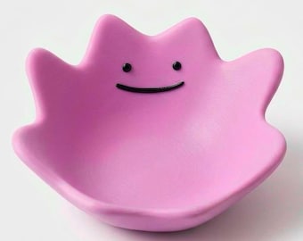 Ditto Pokopia Bowl – Pokémon opbergbak – Sleutel-, munt- en sieradenbakje – 3D-geprint in Italië