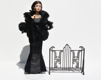 Art Deco Firescreen - dollhouse miniature kit scale 1/6 (Barbie fashion doll 1:6)