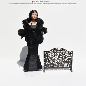 Contemporary Firescreen - dollhouse miniature kit scale 1/6 (Barbie fashion doll 1:6)