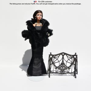 Art Nouveau Firescreen - dollhouse miniature kit scale 1/6 (Barbie fashion doll 1:6)