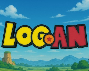 Anime Inspired 3D Printed Personalized Name Plate - Desk Decor