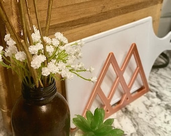 Cutting Board Holder • Modern Kitchen Organizer Stand • Space Saving Countertop Rack for Multiple Boards • Minimalist Kitchen Decor