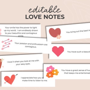 100 Razones por las que te amo Imprimible, Tarro de Amor DIY, Notas de Amor, Mini Tarjetas Esposo, Regalo San Valentín Novio, Aniversario para Parejas