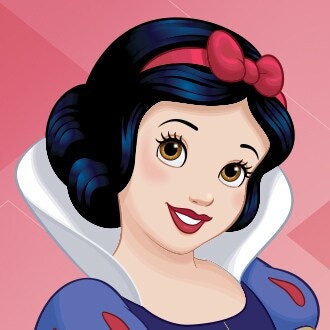 Princess Snow White, Instant PDF download, Full Coverage Cross Stitch Pattern