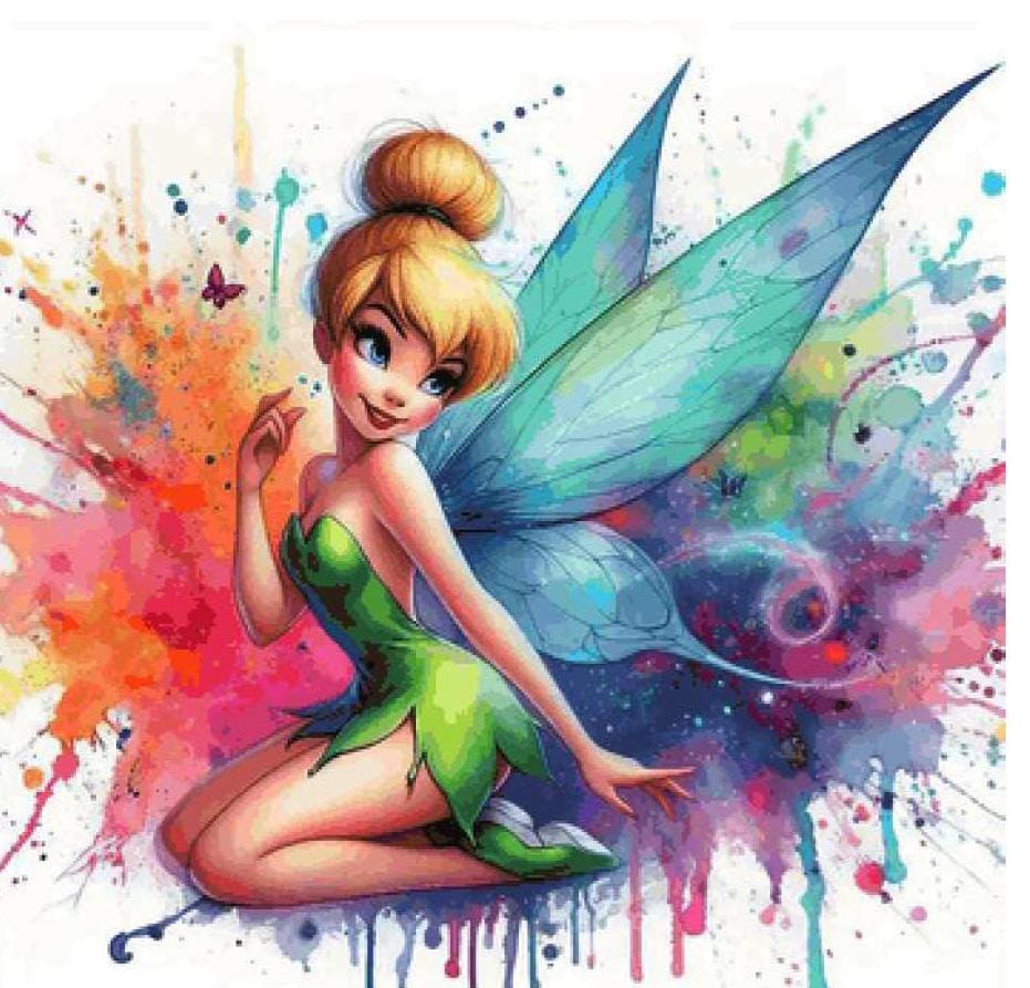 BRUNT tinker bell タンカラー Tink, Tinkerbell Waterpaint Colors, Colorful Background, Instant