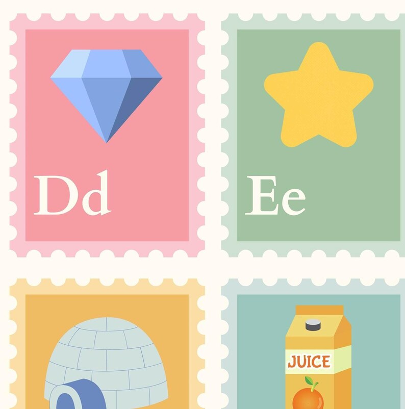 Bilingual Alphabet Poster Bundle: English & Spanish Abcs (printable PDF ...
