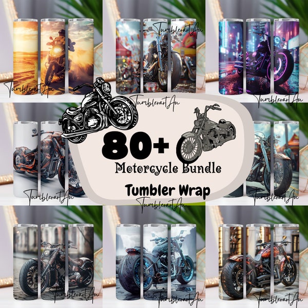 80+ Motorcycle Tumbler Wrap Bundle, 20 oz Tumbler Wrap Sublimation, Motorcycle Tumbler png, Motor Bike Tumbler, Harley Tumbler, Rider Engine