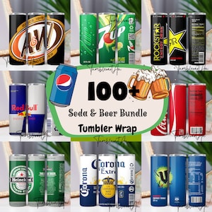 100+ Beer and Soda Tumbler Wraps Bundle, Straight Png Tumbler Template Png Seamless Sublimation Skinny Tumbler Alcoholic Drinks Beer Tumbler