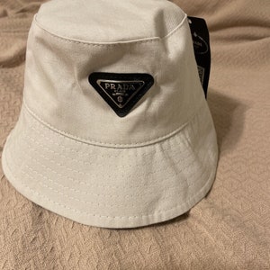 Prada Woven Fabric Bucket Hat - ShopStyle