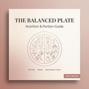 Guía de nutrición del plato equilibrado, libro electrónico sobre control de porciones (descarga en PDF)