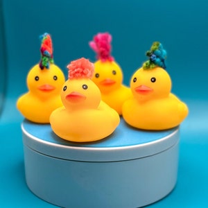 Mohawk Ducks, ducks, rubber ducks, crazy ducks