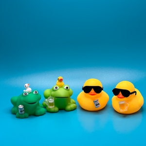 ducks, rubber ducks, frogs, go ducking