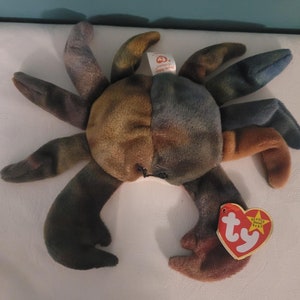 Ty Beanie Babies Claude the Crab- 1996