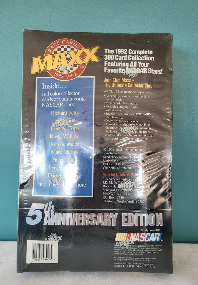 Maxx Race Cards 1988 Maxx Race Cards 1988