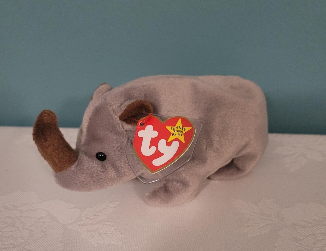 Ty Beanie Baby Spike the Rhinoceros