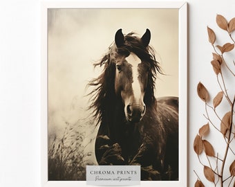 Horse Print | Horse Photography Wall Art | Printable Horse Art | Digital PRINT | Chroma Prints