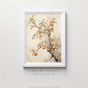 Rustic Apple Tree Sketch, Apple Tree Digital Print, Ideal for Living Room Wall Decor, Classic Apple Tree Sketch, Perfect Housewarming Gift