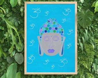 Inner Buddha Printable Wall Art * Buddha Wall Art * Yoga studio decor * Boho home decor * Instant download